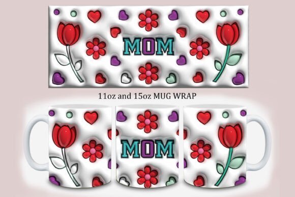 3d Inflated Mother s Day Mom Mug Design: A Practical Guide to Flawless Sublimation