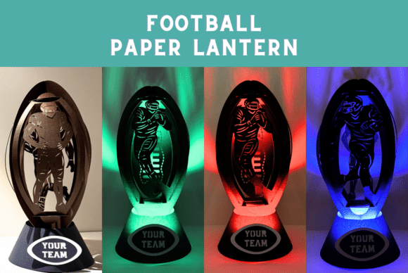 Crafting Game Day Magic with 3D Football Lanterns