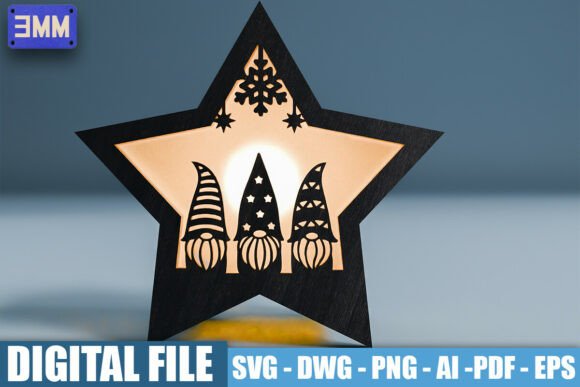 Crafting Whimsy: A Guide to the 3D Star Gnome Lantern Laser Cut File