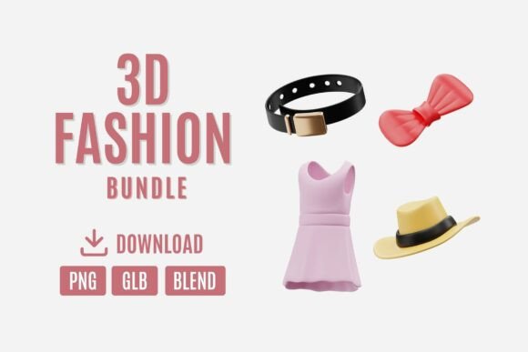 Elevate Designs with 3D Fashion Pack 01