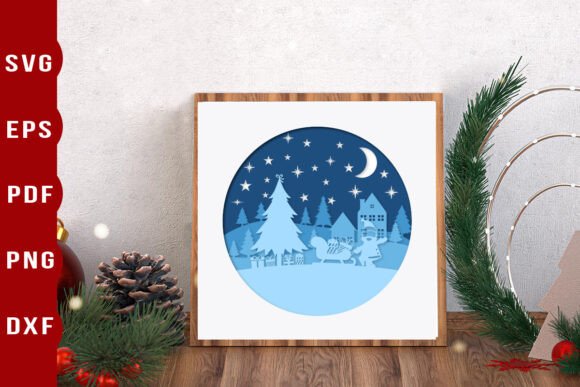 Evaluating the 3D Shadow Box SVG Christmas Papercut for Professional Crafters