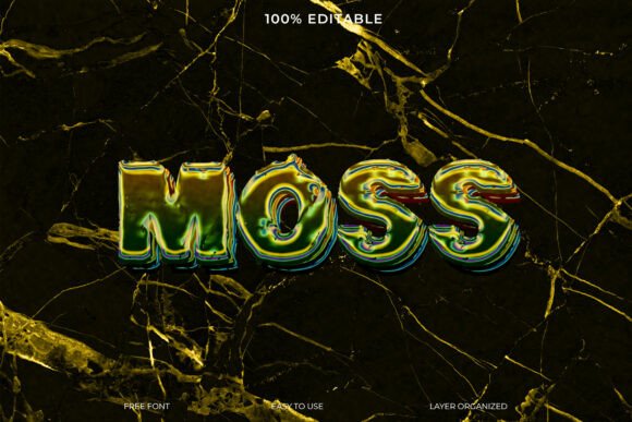 Evaluating the Moss 3D Text Effect Template for Modern Design Projects