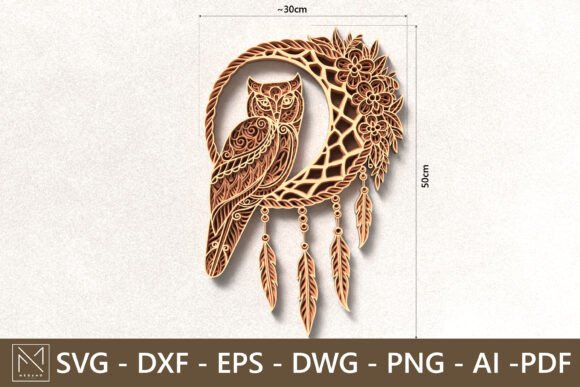 Evaluating the Owl Dreamcatcher 3D Layered SVG for Laser Cutting Projects