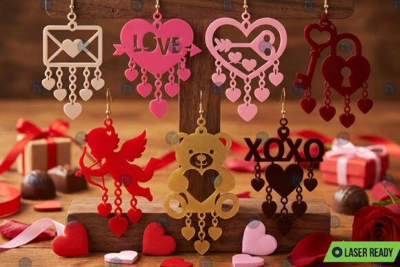 Laser Cut Valentine’s Day Earrings Bundle: A Practical Guide for Creators and Makers