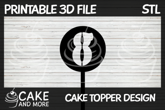 Number 8 Cake Topper: Integrating Custom 3D Printed Decor into Your Event Workflow