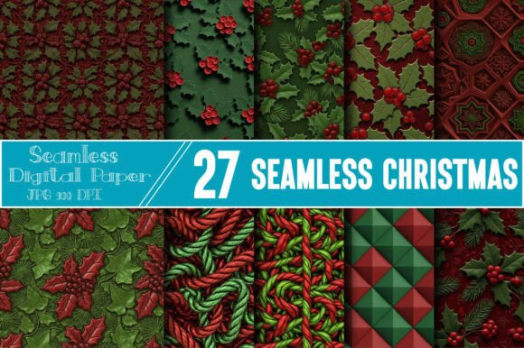 Seamless Christmas Digital Paper: A Practical Asset for Holiday Design Projects