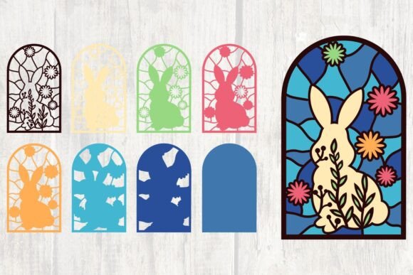 Understanding the Floral Bunny Layered Stained Glass SVG for Modern Craft Projects